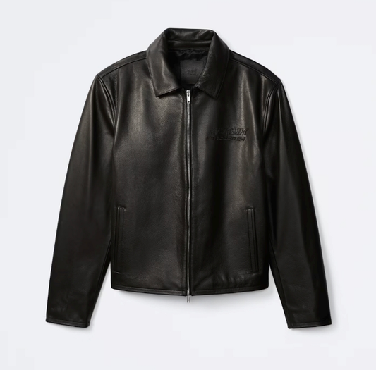 Jungkook Calvin Klein Leather Jacket